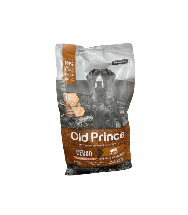Old Prince - Cerdo y Legumbres Naturales para Adultos 3KG